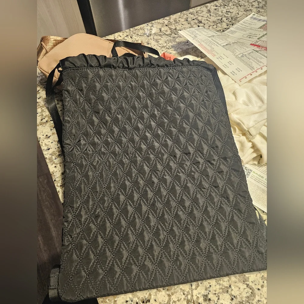 Fabletics Black Drawstring Backpack - Picture 5 of 9